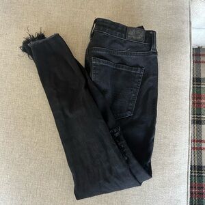 American Eagle Outfitters Black Ankle Jeans